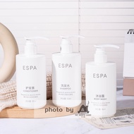 ESPA Hotel bergamot and jasmine floral shampoo, conditioner, shower gel 450ml wash set AFXR DN9B
