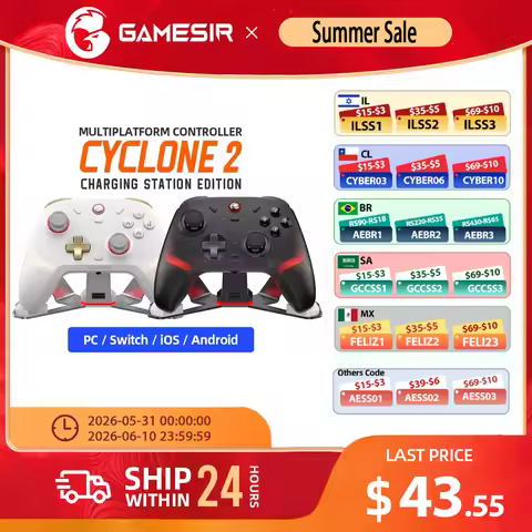 Gamesir Cyclone 2 Controller Nintendo Switch PC Joystick Wireless Gamepad Pro Controller for Nintend
