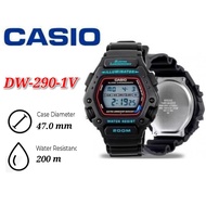 Casio General DW-290-1V Black Resin Band Men Watch - DW-290