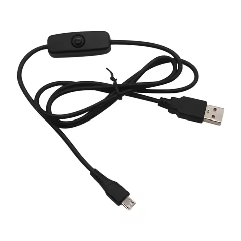 for Raspberry Pi 3 2 Power USB Cable with ON/OFF Switch Power Control Micro USB Charger Adapter for 