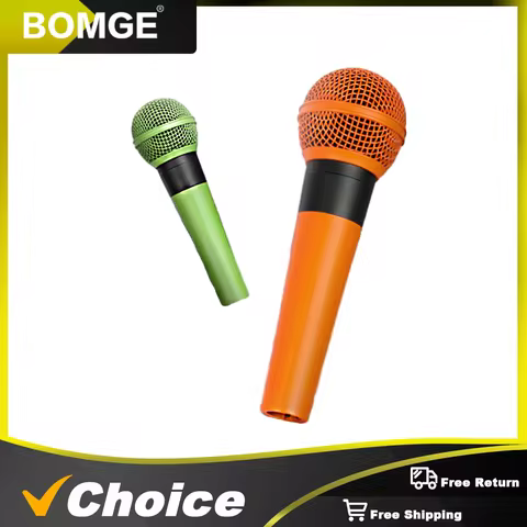 Professional Metal Handheld Microphone Wired Dynamic Microphone Clear Voice Microphone for Karaoke V