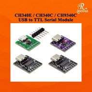 CH340E / CH340C / CH9340C USB to TTL Serial Module Programmer Downloader for Arduino Pro Mini