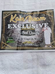 KAIN IHROM PRIA Ardha exlusive Kain Ihram Perlengkapan Haji dan Umroh TK SD SMP Remaja dan Dewasa