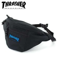 Thrasher 螢光藍 螢光綠 腰包