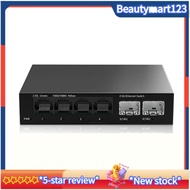 2.5Gb Switch 4 Port 2.5G Unmanaged Network Switch with 2 Port 10GbE SFP+ Slot Home Setup Ethernet Sw