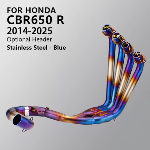 Slip On Tube For Honda CBR650F CB650F CBR650R CB650R 2014-2025 Motorcycle Exhaust System Stainless F