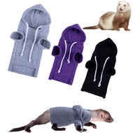 Cute Ferret Clothes Pet Mink Sweatshirt Ferret Outing Clothes Pet Mink Warm Clothes 0413