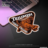 Ready Stock Suitable for Triumph Triumph Motorcycle Modified Helmet Decal Motorcycle Sticker Waterproof Reflective Car Sticker