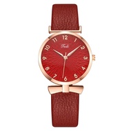 Fashion New Style Digital Bow Ladies Watch Women Watch Belt Quartz Watch Trendy Women VU7H