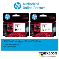 HP 47 Black/Color Original Ink Cartridge 6ZD21AA/6ZD61AA