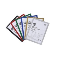 【 辦工室必備 A4 SIZE 營業執照 獎狀 照片 銀色外框展示保護膜磁性貼軟相框 】