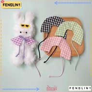 FENGLIN Doll Clothes, Cotton Stuffed Doll|Outfit Checkered Cloak,  10~15cm Checkered 15cm Cotton Dol