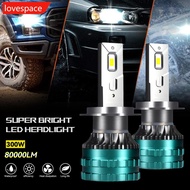 LOVESPACE 1Pc H1 H4 H7 H11 9005 9006 LED Car Headlight LED Lamp High and Low Beam Bulbs Automobiles 