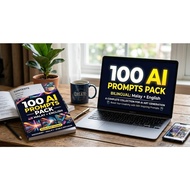 100 AI Prompts Pack Malaysia - Soalan AI Sedia Guna ChatGPT Claude Gemini BM EN