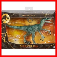 สินค้าขายดี!!! Jurassic World Amber Collection Velociraptor Delta Action ของเล่นแอ็กชั่นฟิกเกอร์ จูร