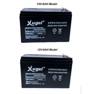 12V Lead Acid Battery Xugel 8Ah or 9Ah Rechargeable Battery Auto gate ,Alarm,Solar Cells, Pump Elect