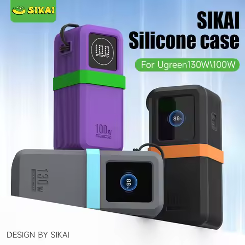 Silicone Case for UGREEN Nexode Power Bank 20000mAh 130W Protection&Dustproof Travel Protective Cove