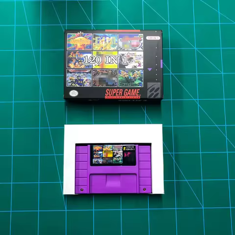 Super Multi 120 in 1 Game Cartridge Card For SNES 16 bit USA NTSC Game console with Earthbound F -ZE