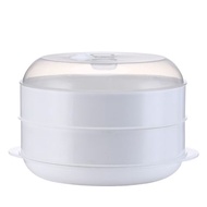 [SAVE TIME] Microwave Steamer Dumpling Food Dim Sum Gyoja/Microwave steamer special utensils heating container steamer bowl plastic steamed buns household rice cooker rice cooker steaming box/微波炉蒸笼