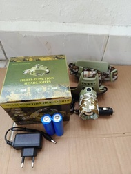 k11 Waterproof LED Headlight Military Headlamp Outdoor Army Lamps