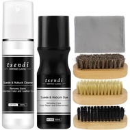 Nubuck Suede Dye Black, 3 Brush Color Restorer Blacks Suedes Dye Shoe Cleaner Conditioner for Shoes,
