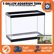 NEW 5 Gallon Fish Tank Aquarium Aquarium Tank Ultra Clear Glass Aquarium