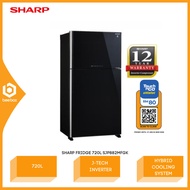 Sharp Fridge 720L Hybrid Cooling System SJ-P882MFGK SJP882MFGK Peti Ais