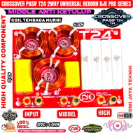 KIT CROSSOVER PASIF T24 2 WAY UNIVERSAL REBORN GALAP DJE T24 Plus Bindding Post audio