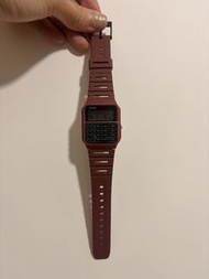 Casio 紅色計算機手錶 CA-53W Casio Red Calculator Watch CA-53W