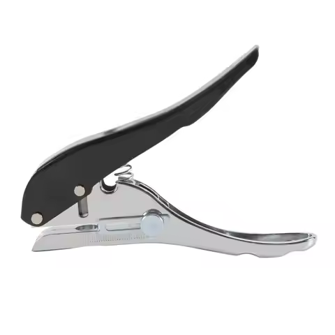 Lightweight Hole Punch Single Hole Hole Punch, Heavy Duty Hole Punch Single, Portable Handheld Long