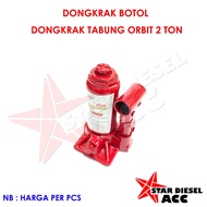 2 TON BOTTLE JACK ORBIT JACK HYDRRAULIC JACK 2 TON BOTTLE JACK