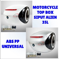[ OFFERRR  ]  MOTORCYCLE TOP BOX SIPUT ALIEN 35L ABS PP MATERIAL UNIVERSAL GIVI MONORACK