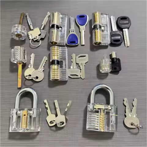 Lock Craftsman Practice Locks Tool Single Hook Lock Training Key Extractor Door Opening Tension Wren
