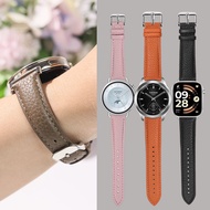 [Sports Fashion] togo Lychee Pattern Genuine Leather Strap Suitable for Xiaomi watch5 New Style Smar