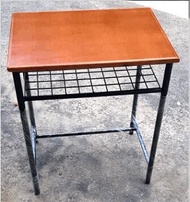 student table- Wooden table top, Strong metal leg, size 60W x 45D x 76H