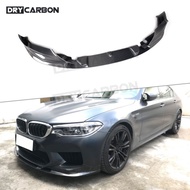 On sale Dry Carbon Fiber Front Lip Spoiler Splitters For BMW 5 Series F90 M5 2018-2020 FRP Head Bump