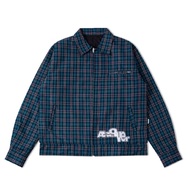 ABOVE AND OVER - MELT LOGO WORK JACKET TARTAN