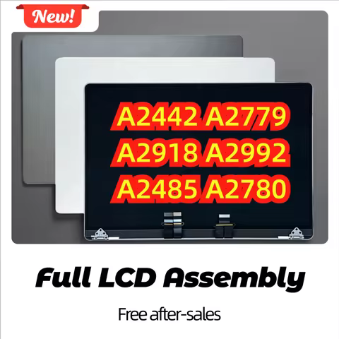 High Quality LCD For MacBook A2442 A2485 A2779 A2780 A2918 A2991 A2992 A3185 A3186 A3401 A3403 A3112