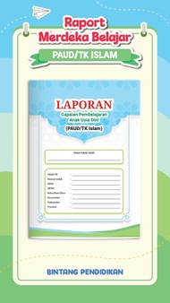 Buku Raport Merdeka TK dan PAUD Islam