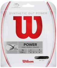 【MST商城】Wilson  Synthetic Gut Power 網球線 黑/金/粉/白 (單包 / 12.2m)