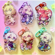 Honkai Star Rail Amphoreus Charms - Aglaea, Anaxa, Castorice, Mydei, Phainon, Tribbie - Acrylic Keyc