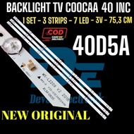 COOCAA 40 INC 40D5A TV BACKLIGHT COOCAA 40D5A LED TV LAMP COOCAA 40 INC 7K 3V TV BACKLIGHT