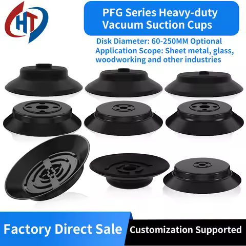 CONVUM Industrial High Power Heavy Duty Vacuum Suction Cups PFG60/80/95/100/120/150/200/250 Strong S