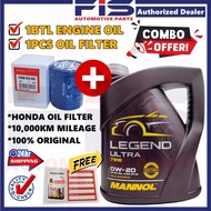 FIS Original Mannol Engine Oil 0W20 4Liter API SP Fully Synthetic Minyak Hitam Enjin Kereta 0W-20