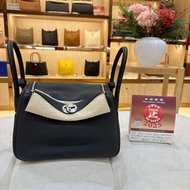 門市現貨 Hermes Lindy 26 black phw 黑銀tc皮 K stamp