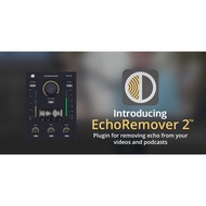 EchoRemover 2 in Final Cut Pro X, Adobe Premiere Pro, Logic X, Garage supportPlugin for removing ech
