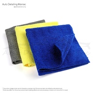 Edgeless Small Terry Microfiber Towel (300GSM, 30x30cm) All Purpose Microfibre Cloth for Cleaning, B