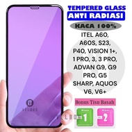 Tempered Glass ITEL A60 A60S S23 P40 VISION 1+ 1 PRO 3 3 PRO ADVAN G9 G9 PRO G5 SHARP AQUOS V6 V6+ A