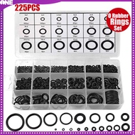 【225Pcs O-Ring Rubber Gaskets Set】High Pressure NBR Seal Ring Kit 水龙头密封圈套装 Set Getah O Cincin Getah 