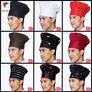【🇲🇾Malaysia Ready Stock】Chef hat hotel restaurant waiter kitchen top hat adjustable working topi che